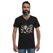 Octopus Knight - Unisex Short Sleeve V-Neck T-Shirt