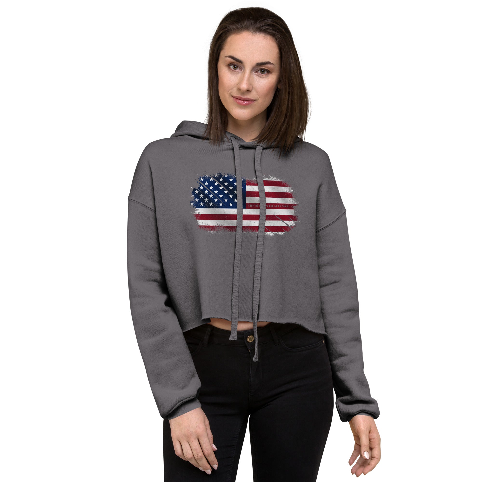 American Design - Crop Hoodie