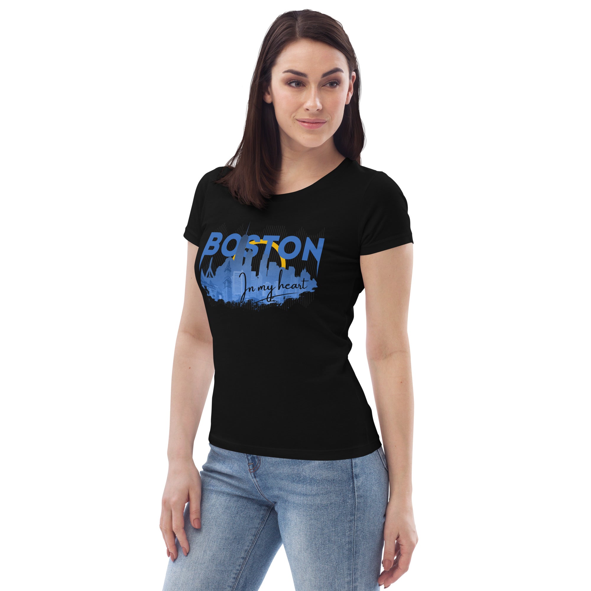 Boston Design - Women's fitted eco tee