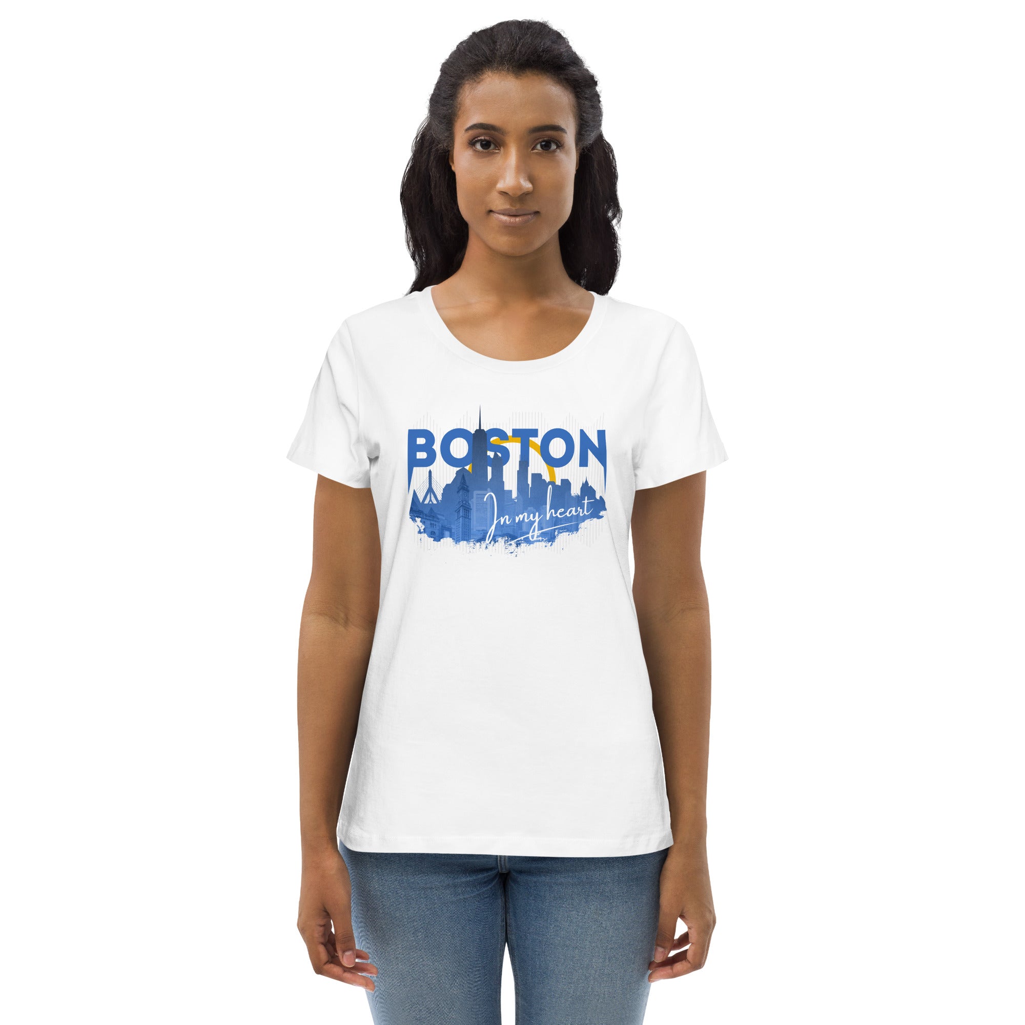 Boston Design - Women's fitted eco tee